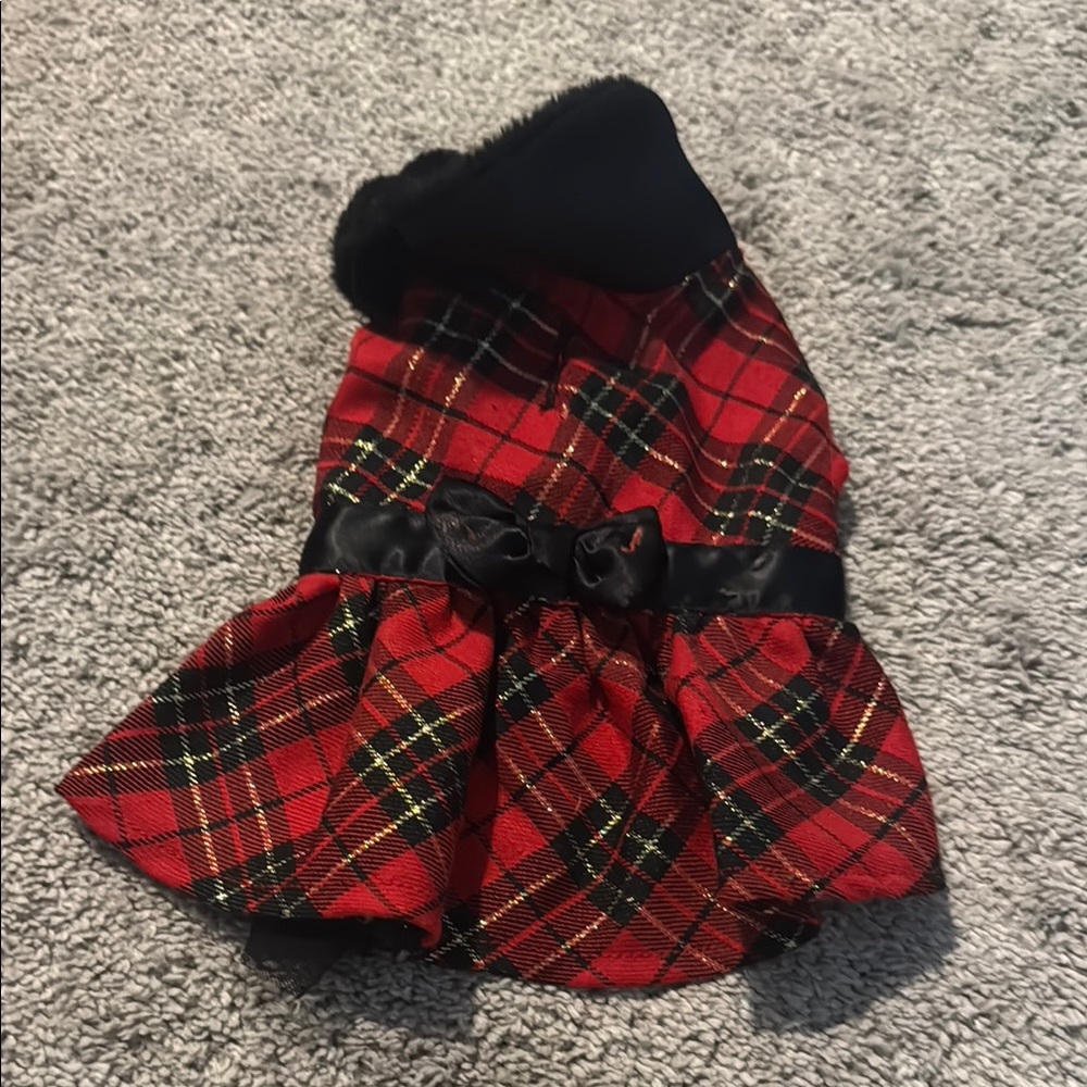 Friends Forever Red Dress X-Small Dog outfit